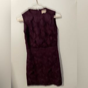 purple lace dress